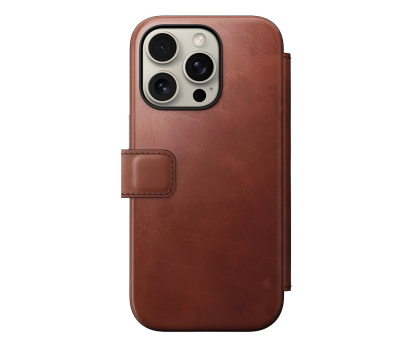 Etui / obudowa na smartfona Nomad Leather Folio do iPhone 16 Pro olde dublin